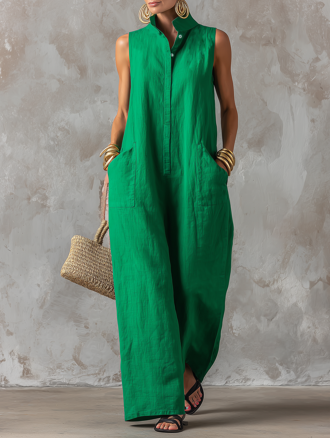 Claire | Minimalist Loose-Fit Jumpsuit