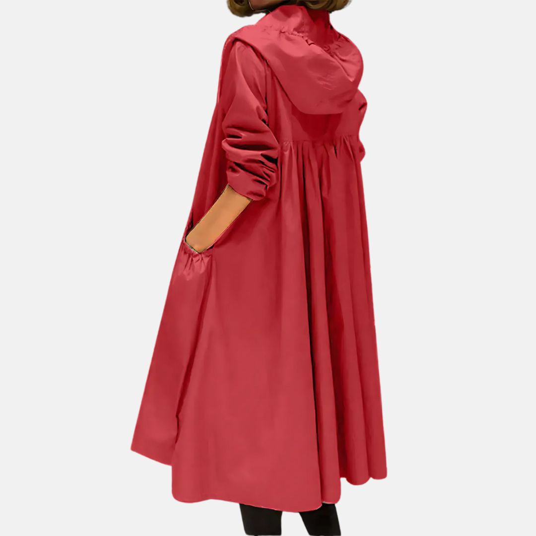 Anna | Hooded Knee Length Jacket