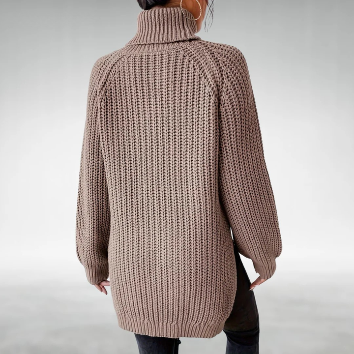 Melena™ Soft Knit Turtleneck Sweater