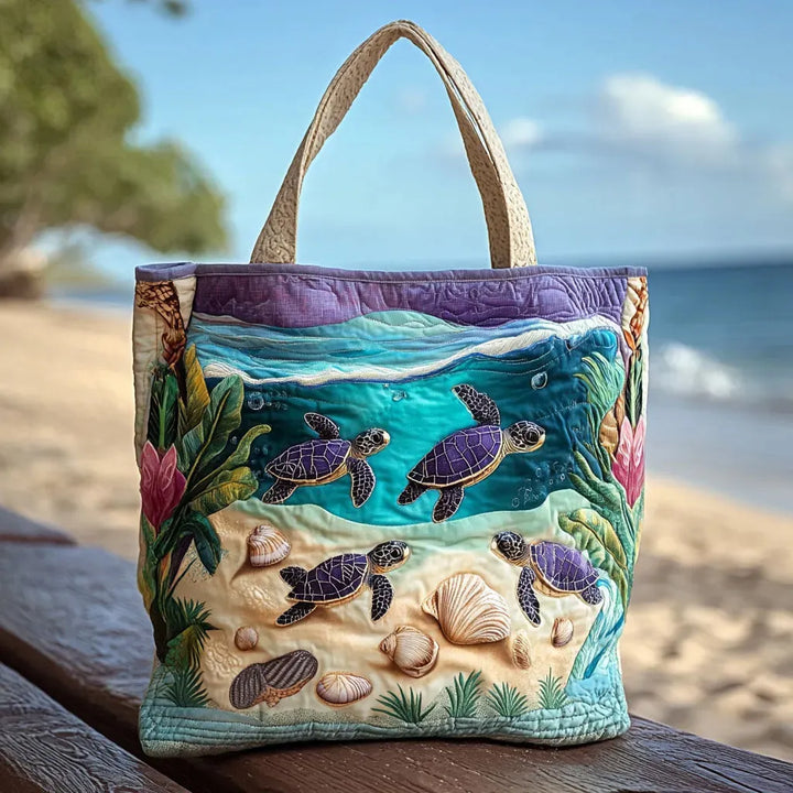 Artisanal Tote Bag - Lagoon Spirit