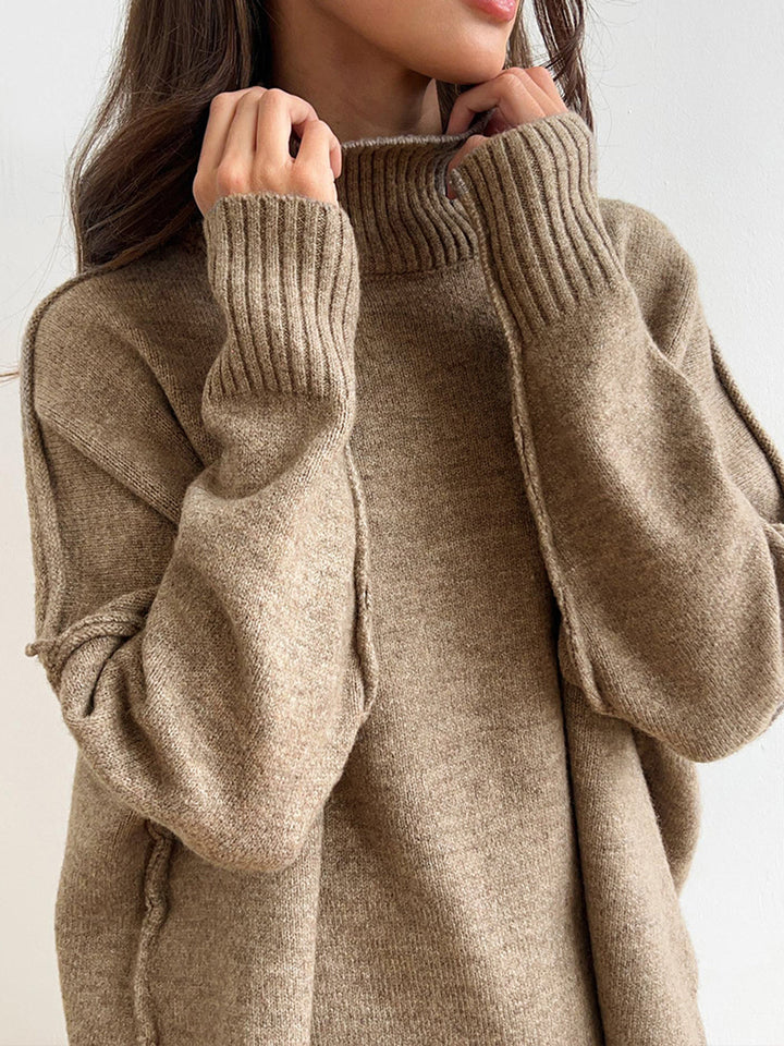 Amelia | Soft Knit Turtleneck Lounge Set