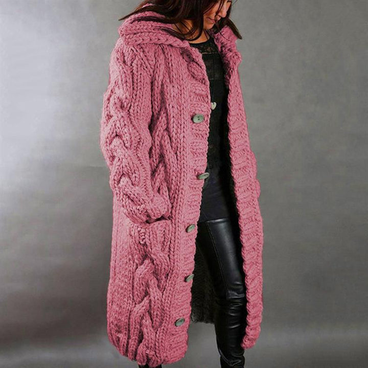 Karina™ | Elegant Cosy Cable-Knit Coat