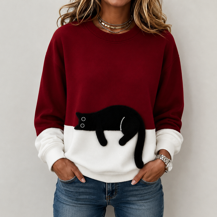 Soft Cat Graphic Jumper