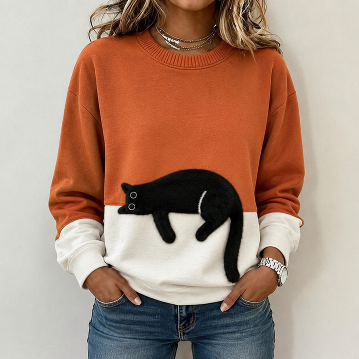 Soft Cat Graphic Jumper