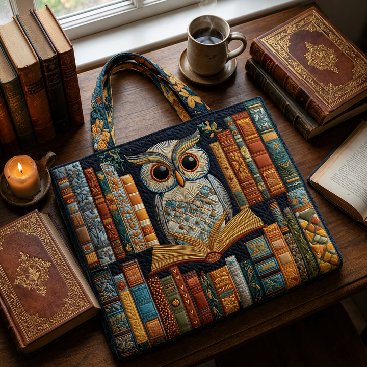 Artisanal Tote Bag - Owl and Vintage Books