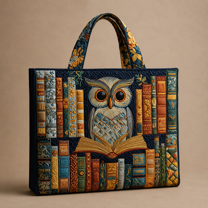 Artisanal Tote Bag - Owl and Vintage Books