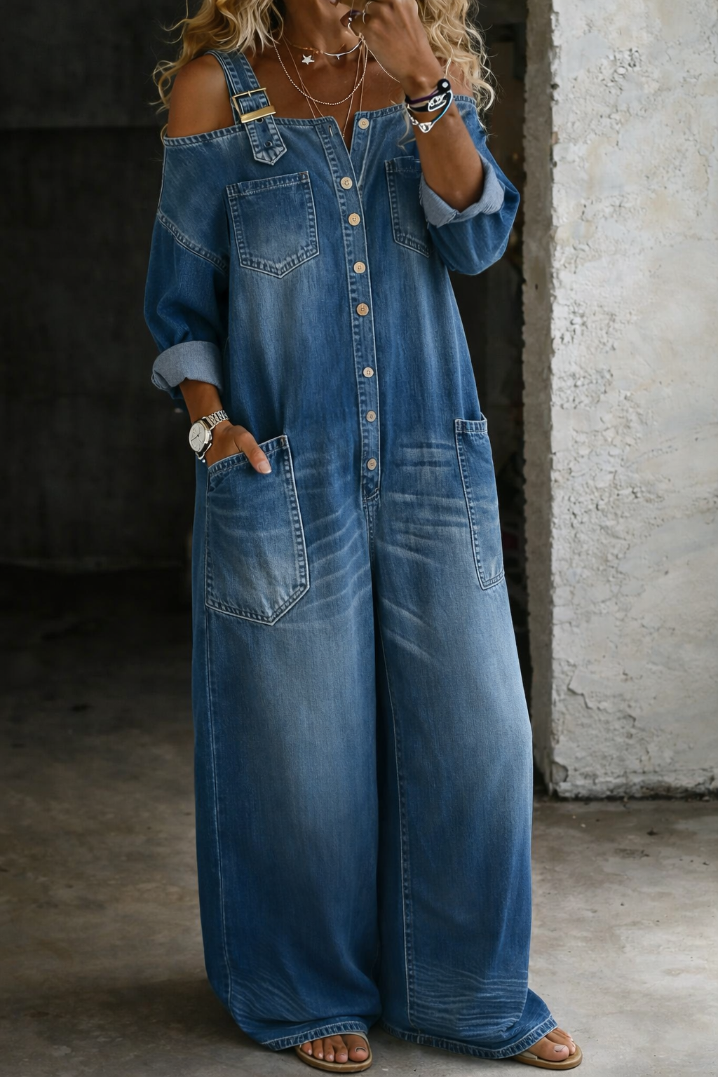 Aurore Denim Jumpsuit