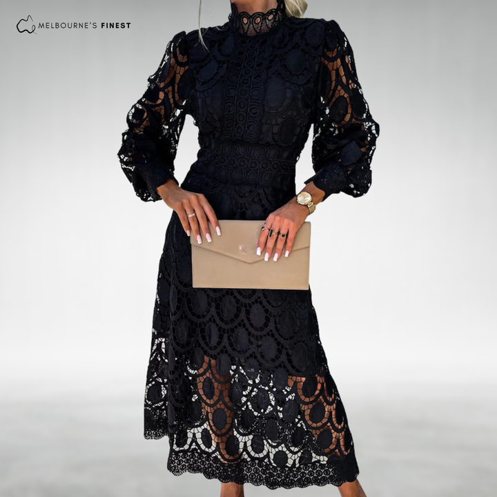 Regina™ Elegant Lace Maxi Dress