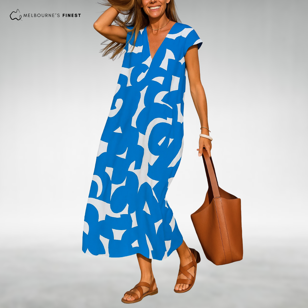 River™ V-Neck Maxi Dress