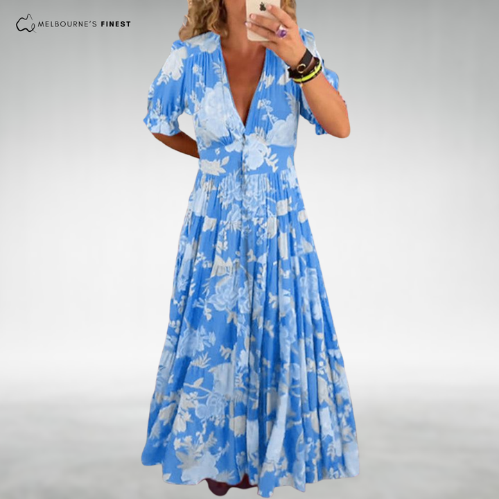 Luna™ Boho Floral Maxi Dress
