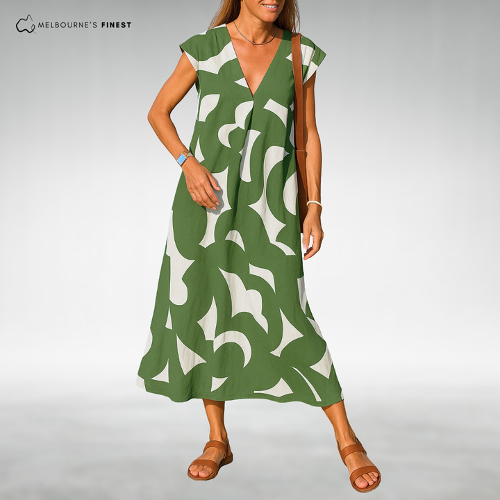 River™ V-Neck Maxi Dress