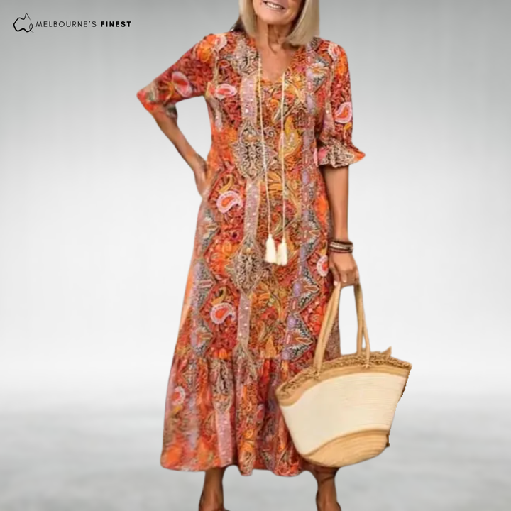 Verena™ Elegant Boho Maxi Dress