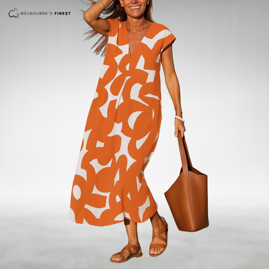 River™ V-Neck Maxi Dress