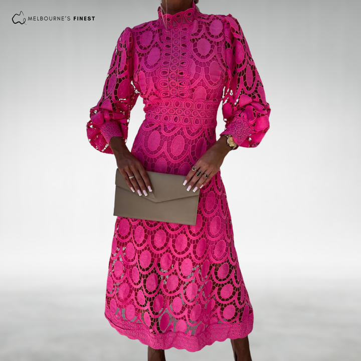 Regina™ Elegant Lace Maxi Dress