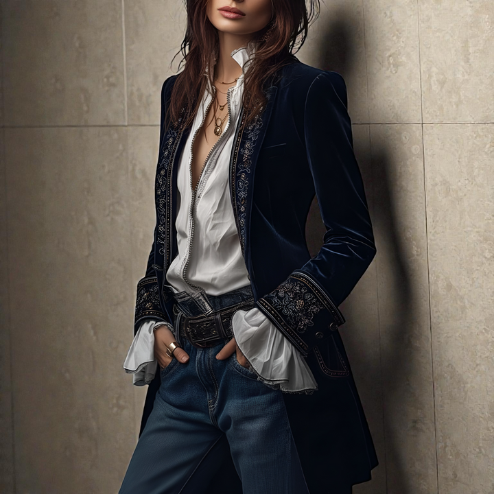Elise™ | Luxe velvet jacket