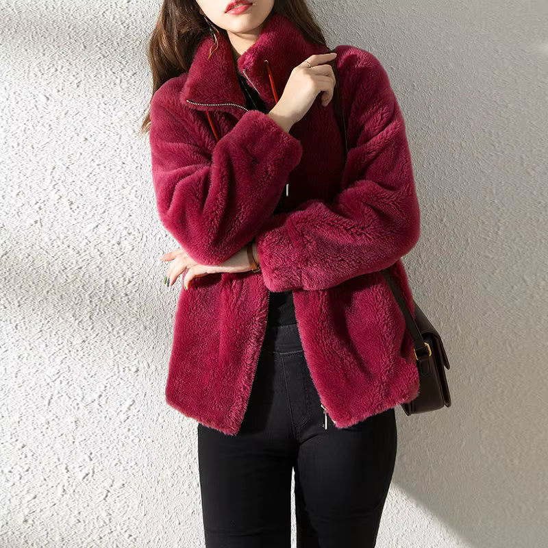 Mila | Plush Teddy Zip Jacket