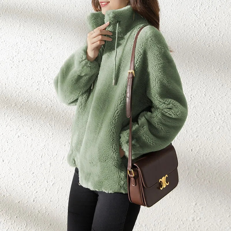 Mila | Plush Teddy Zip Jacket