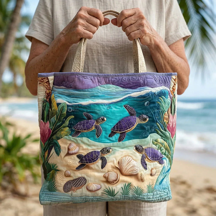 Artisanal Tote Bag - Lagoon Spirit