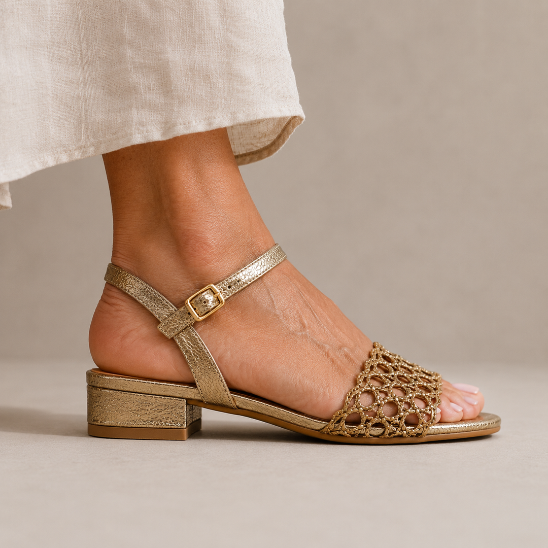 Aurora | Golden Sandals Summer Enchantment