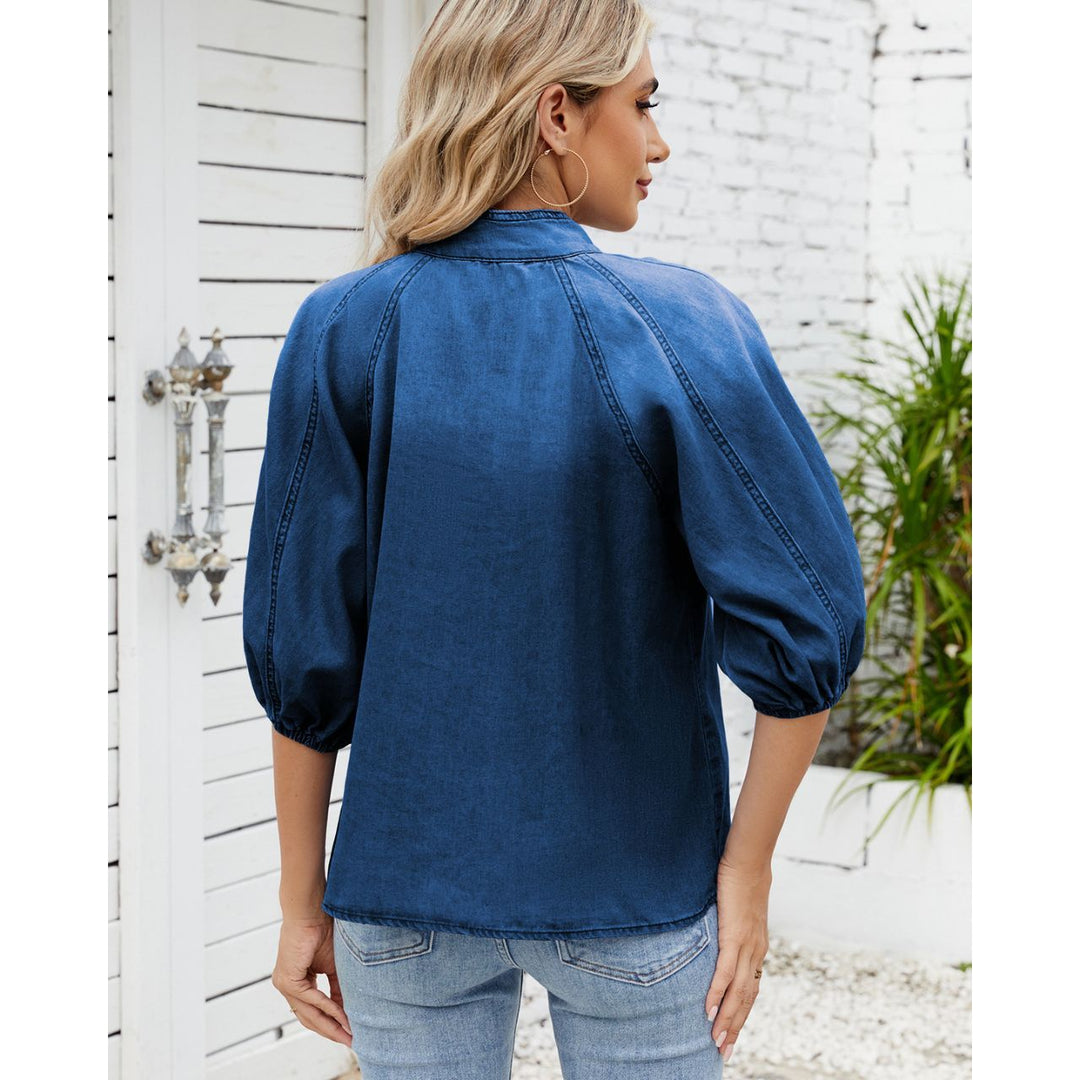 Tamara | Denim top